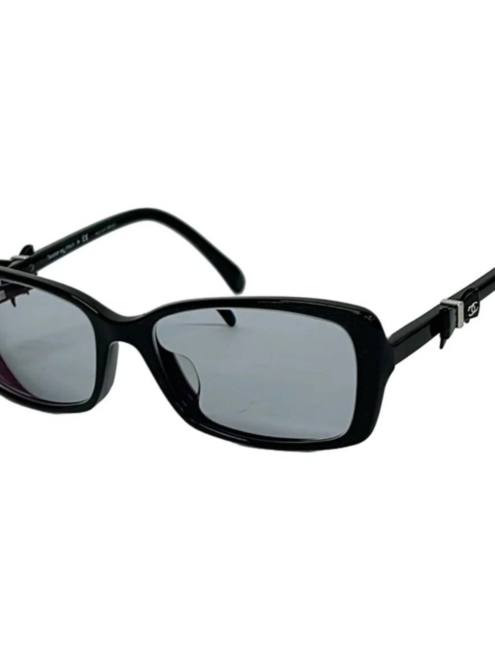 CHANEL 3248-A Black Plastic Sunglasses